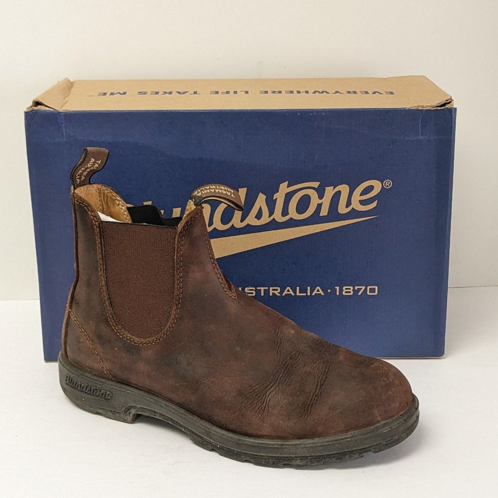 Blundstone 1306 Chelsea Boots, Brown Leather, Women's 10 M (UK 7)